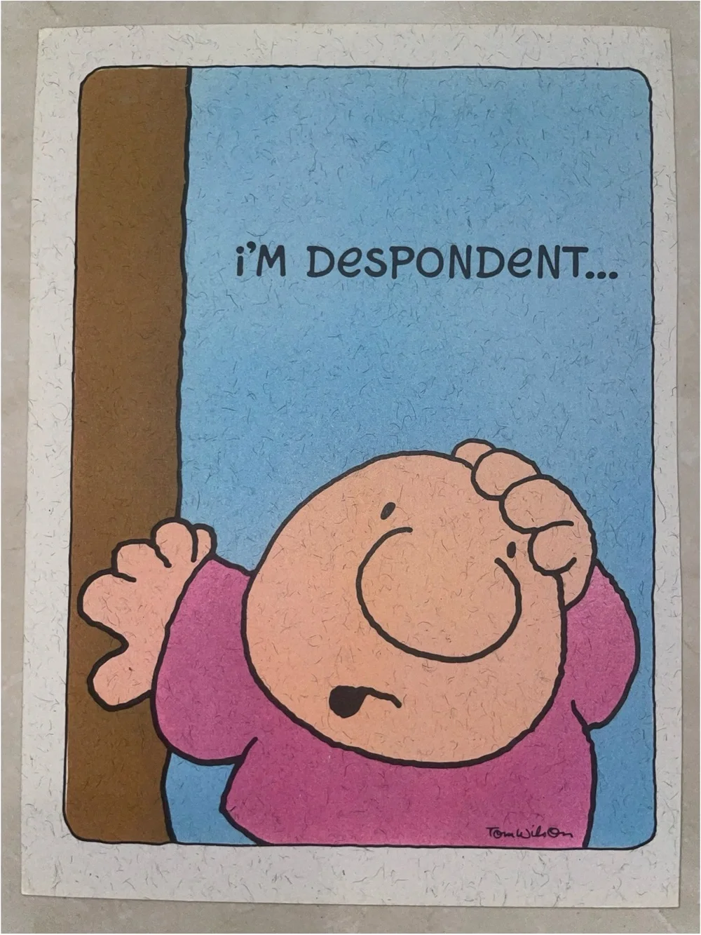 Vintage 1980s Ziggy Greeting Card
